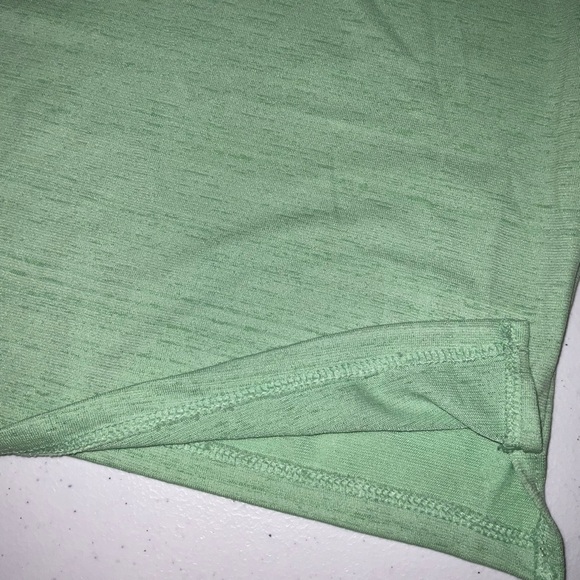 Nike Miler Running Graphic Tee Light Green Reflective Strips Men’s Size Small - Picture 6 of 9